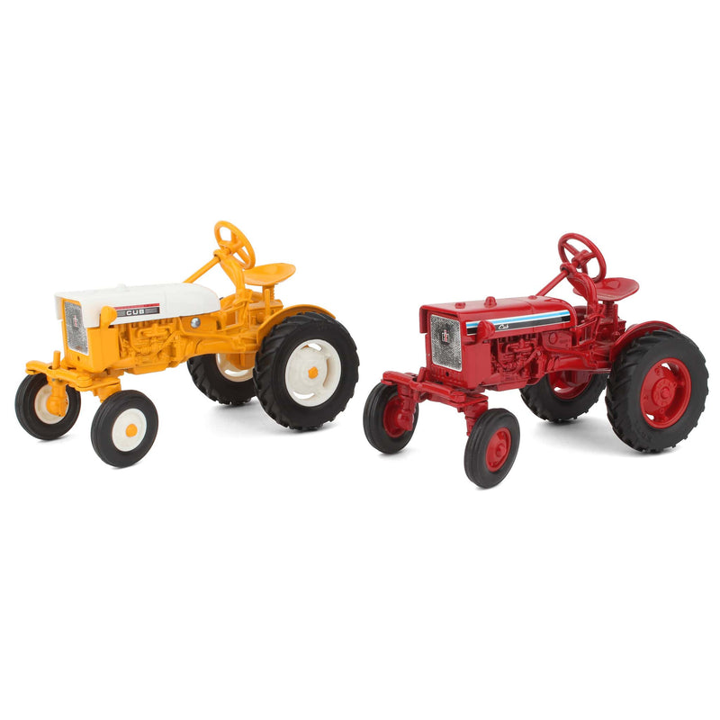 Lot of (2) 1/16 International Harvester Cub Tractors by ERTL