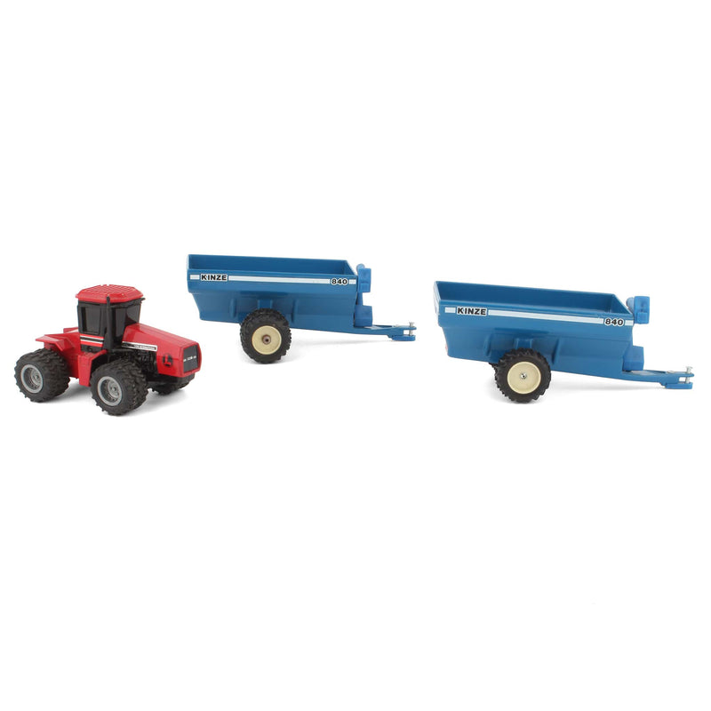 Lot of (1) 1/64 Case 9260 Tractor and (2) 1/64Kinze Grain Wagons