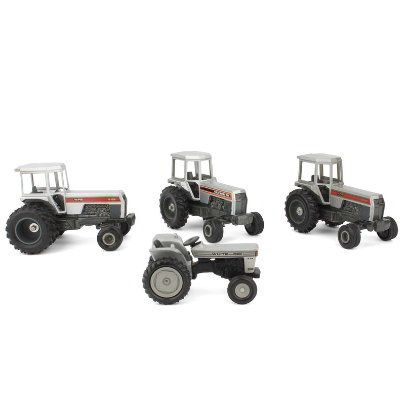 Lot of (4) 1/32 White Tractors by Scale Models