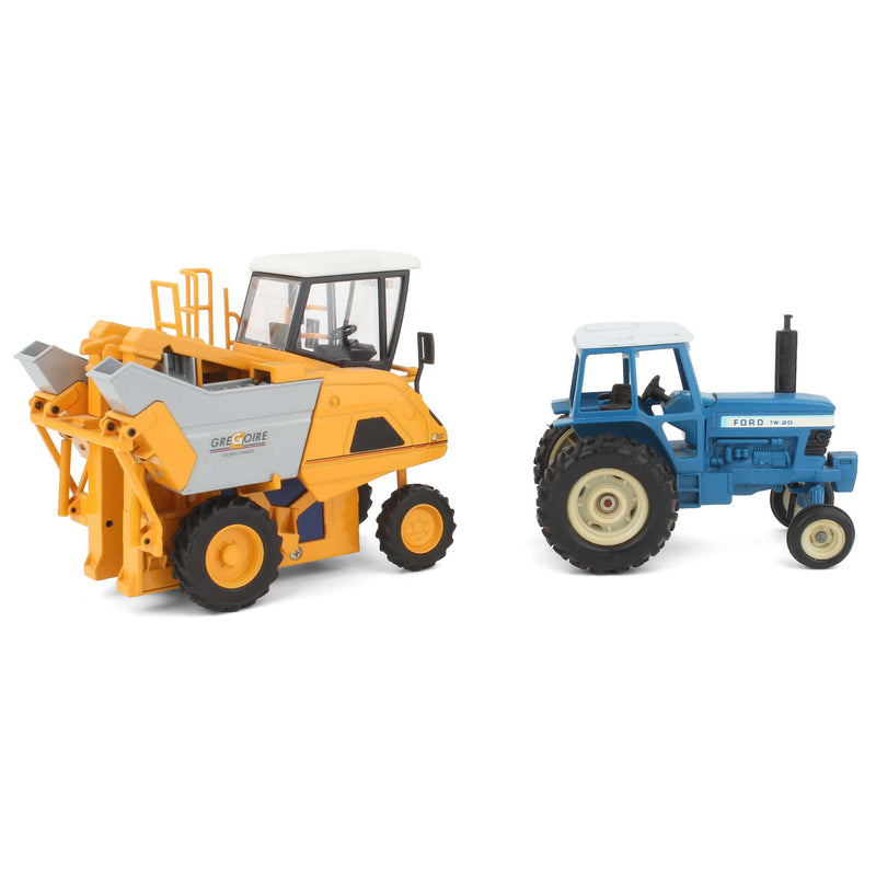 Lot of (1) 1/32 Ford Tractor and (1) 1/32 Gregoire Grape/Olive Harvester