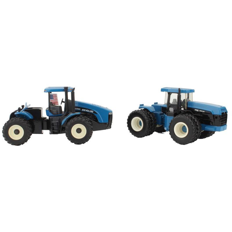 Lot of (2) 1/32 New Holland Articulating Tractors