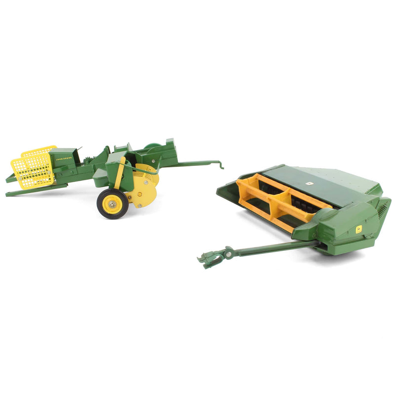 Lot of (1) 1/16 John Deere Square Baler and (1) 1/16 John Deere Mower Conditioner by ERTL