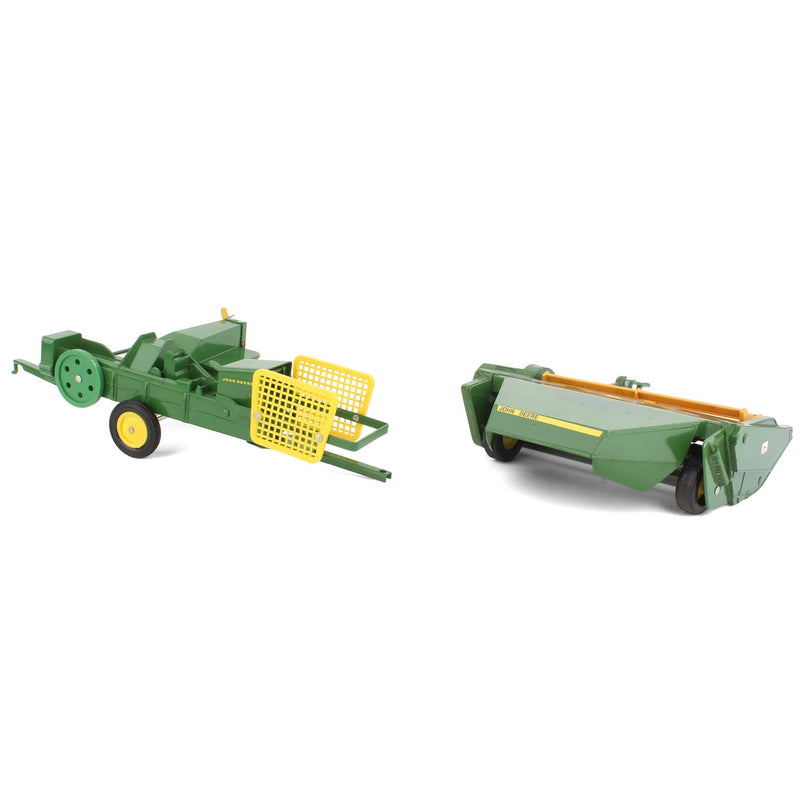 Lot of (1) 1/16 John Deere Square Baler and (1) 1/16 John Deere Mower Conditioner by ERTL