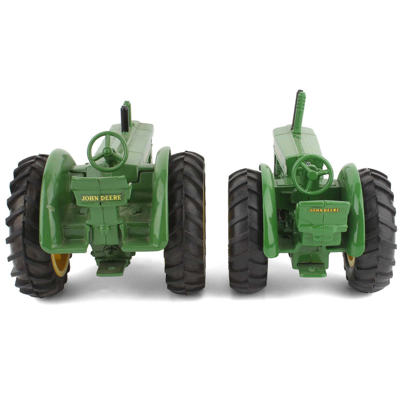 Lot of (2) 1/16 John Deere Wide Front Tractors by ERTL
