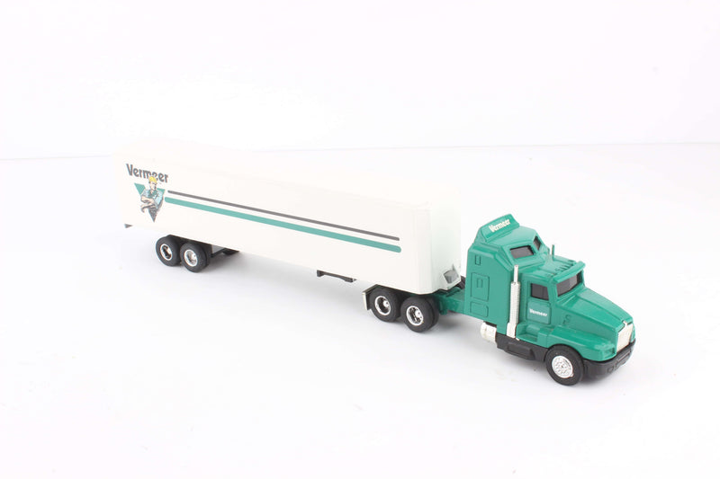 Lot of (3) 1/64 Semi Trucks with (1) 1/64 Matching Trailers and (2) Matching Trailer Banks