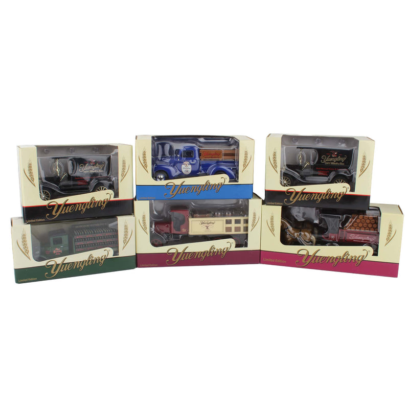 Lot of (6) 1/25 Yuengling Millennium Series Truck Banks by ERTL Collectibles