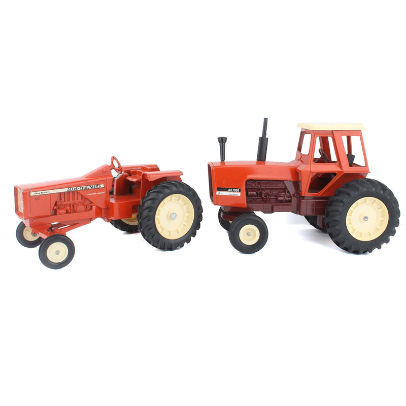 Lot of (2) 1/16 Allis Chalmers 190 and 7050 Tractors,  Made in the USA by ERTL