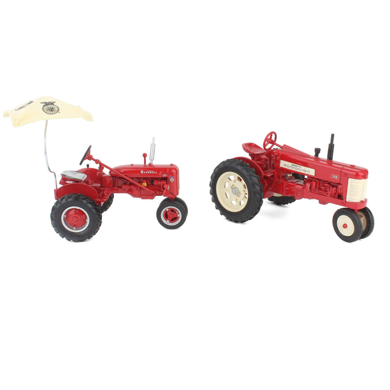 Lot of (1) 1/16 McCormick Farmall 350 Tractor and (1) 1/16 McCormick BN Tractor with Umbrella by ERTL