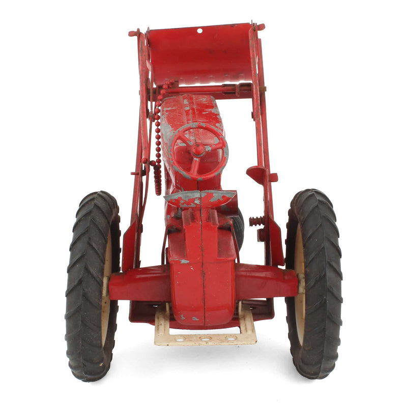 Lot of (1) 1/16 Tru Scale Tractor with Loader and (2) 1/16 Tru Scale Farm Implements Including Planter and Sickle Mower