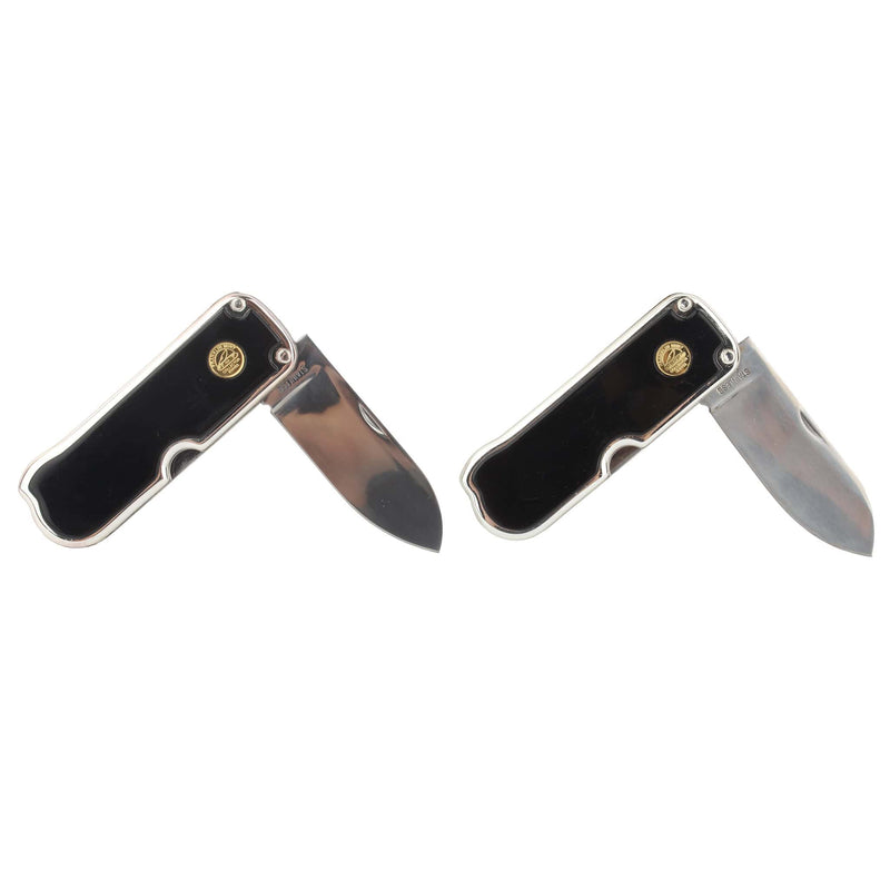 Lot of (2) Franklin Mint John Deere Folding Collector Knives, Model B & R Tractors