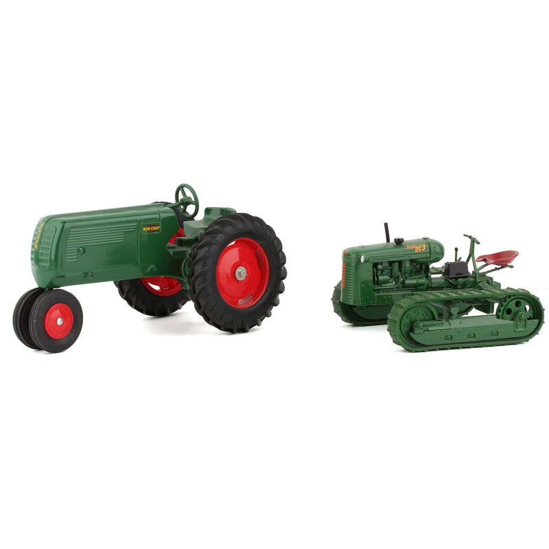 Lot of (1) 1/16 Oliver Row Crop Tractor and (1) 1/16 Oliver Crawler