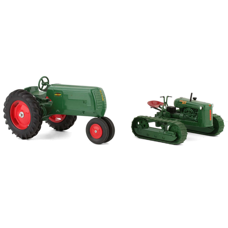 Lot of (1) 1/16 Oliver Row Crop Tractor and (1) 1/16 Oliver Crawler