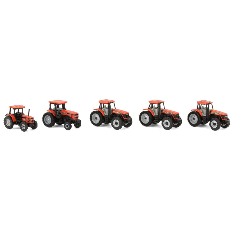 Lot of (5) 1/64 AGCO Tractors by ERTL