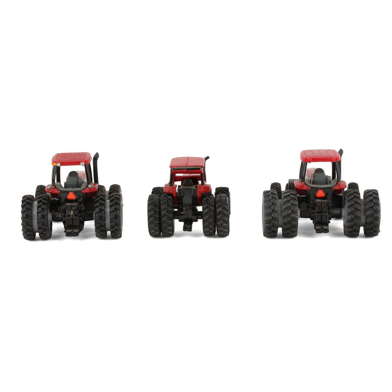 Lot of (3) 1/64 Case International Custom Tractors by ERTL
