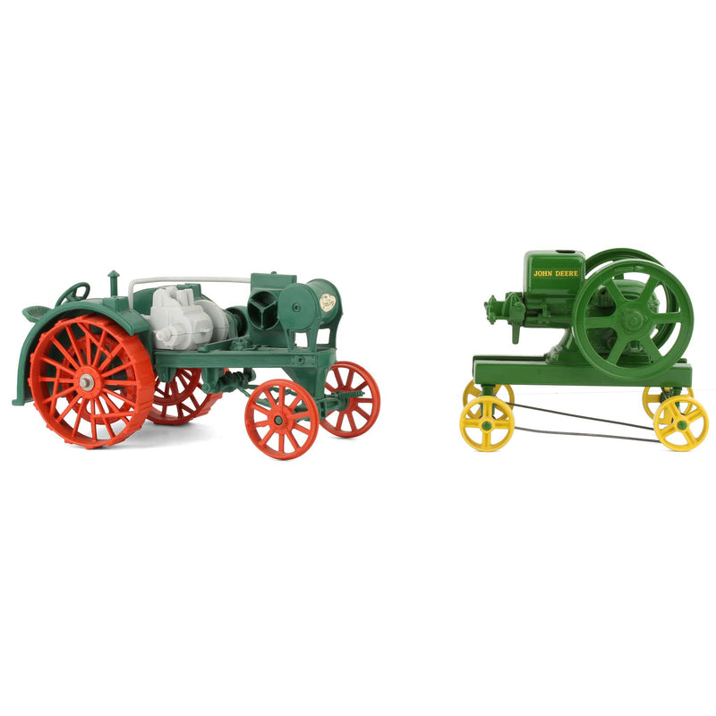 Lot of (1) 1/16 Overtime Tractor and (1) 1/6 John Deere Engine by ERTL
