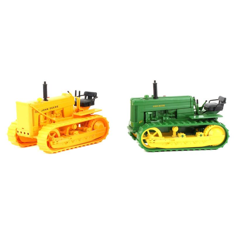 Lot of (2) 1/16 John Deere Crawlers by ERTL