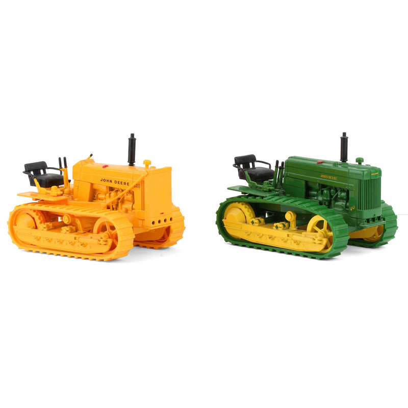 Lot of (2) 1/16 John Deere Crawlers by ERTL