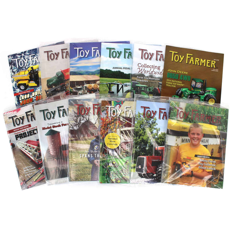 Lot of (12) 2016 Toy Farmer Magazines