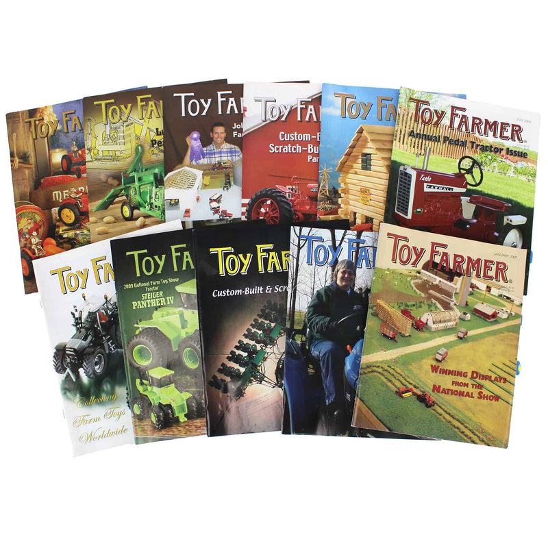 Lot of (11) 2009 Toy Farmer Magazines