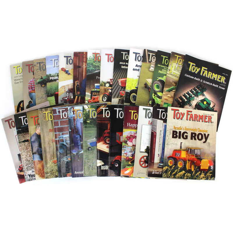 Lot of (27) 2005 - 2011 Toy Farmer Magazines