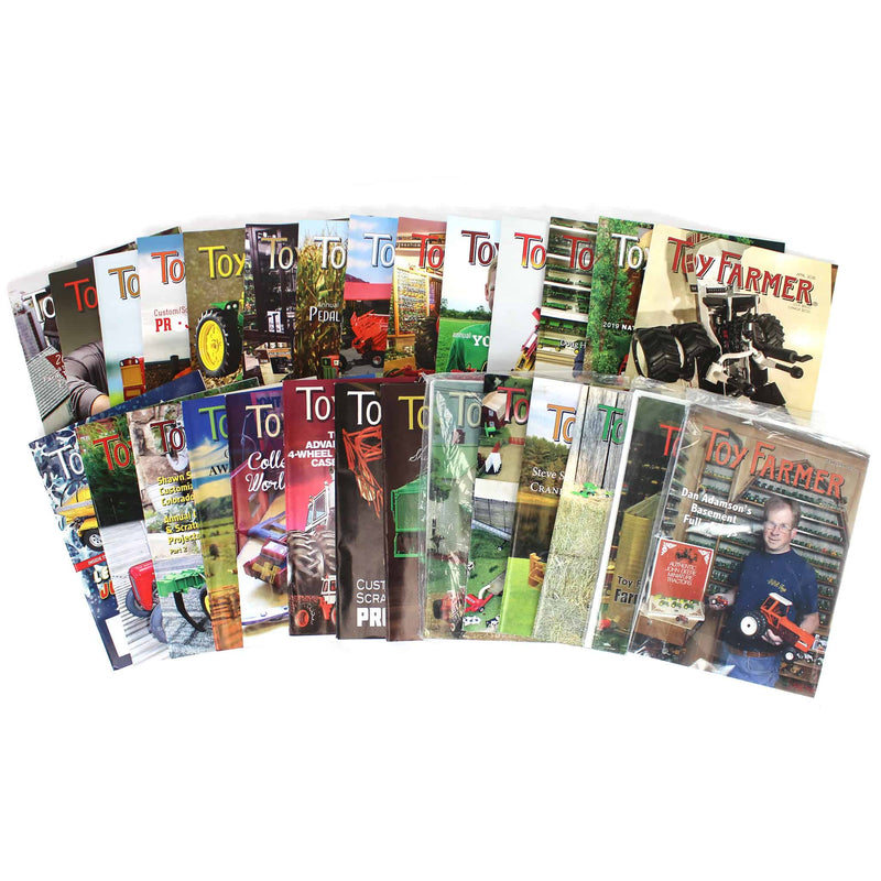 Lot of (28) 2012 - 2021 Toy Farmer Magazines