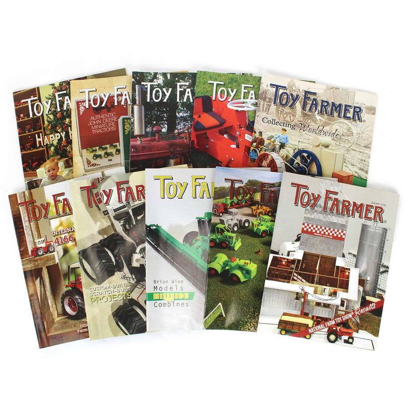 Lot of (10) 2018 Toy Farmer Magazines