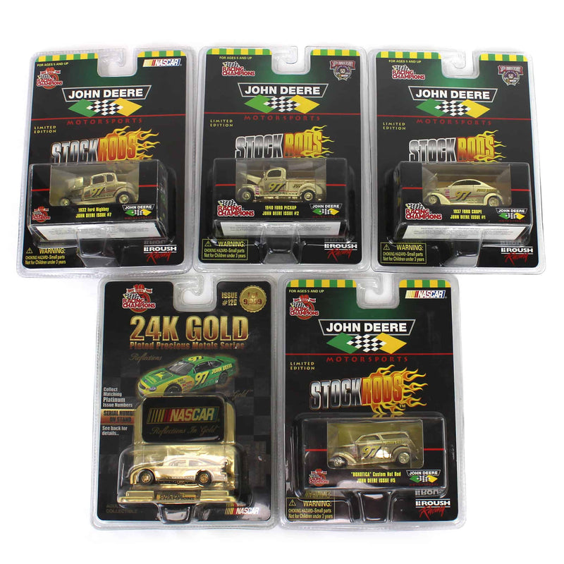 Lot of (5) 1/64 John Deere #97 Cars
