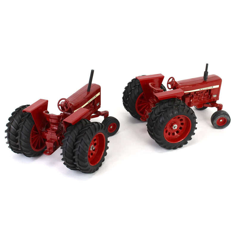 Lot of (2) International Tractors with Duals