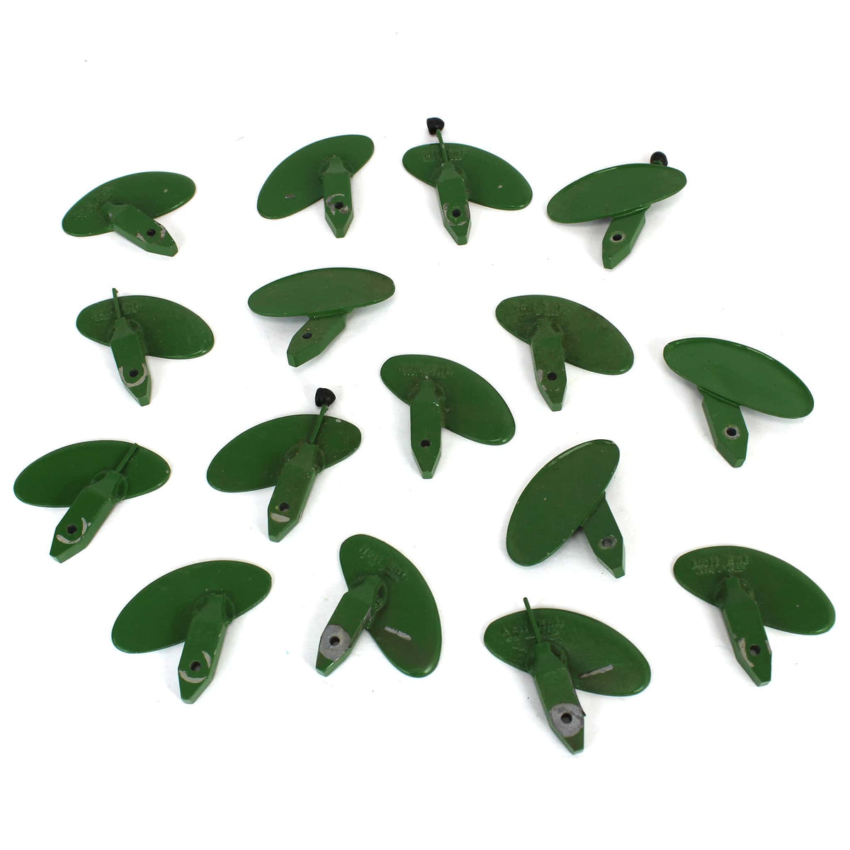 Lot of (11) Metal Left Rear Clam Shell Fenders and (5) Metal Right Rea ...