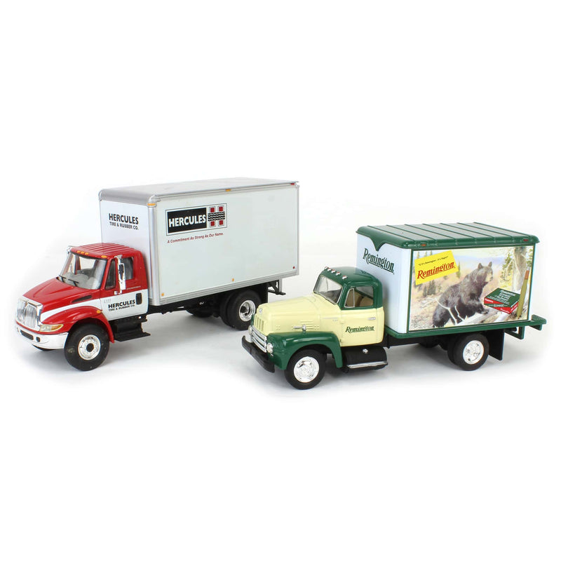 Lot of (1) 1/34 International 4400 Truck and (1) 1/34 1957 International Van