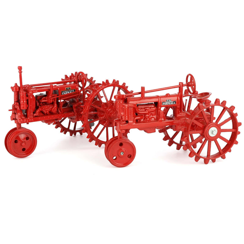 Lot of (2) 1/16 McCormick Deering Farmall Tractors with Steel Wheels