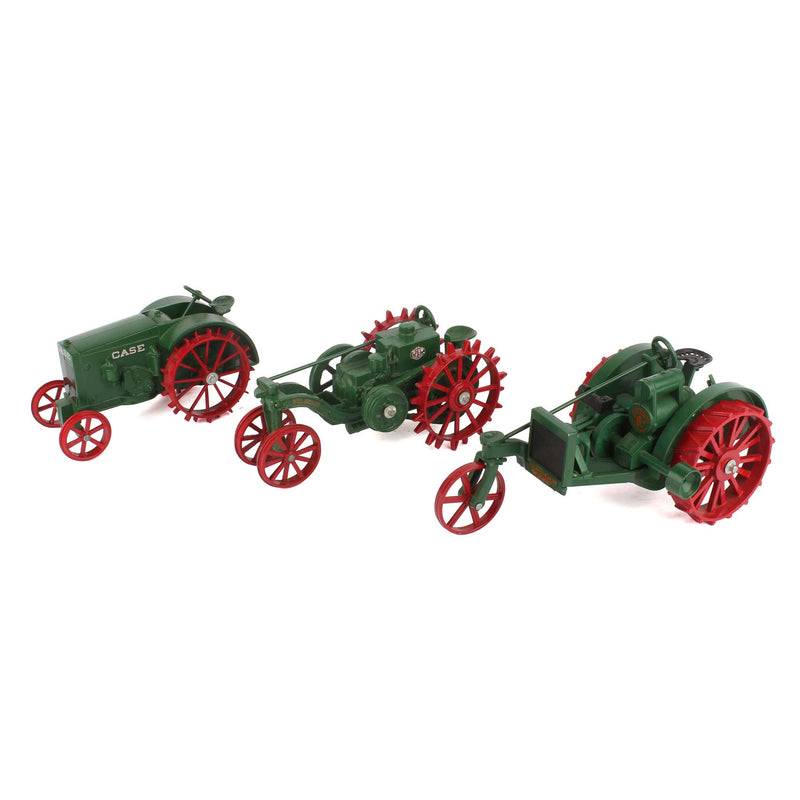 Lot of (3) Tractors with Steel Wheels