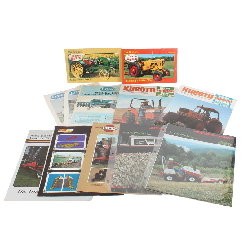 Lot of (2) Dixon, (4) Ventrac, (5) Steiner, (2) Long, (2) Kubota, (2) Tractor Talk and (7) Miscellaneous Items