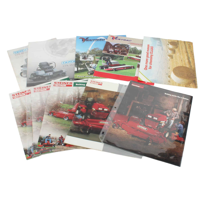 Lot of (2) Dixon, (4) Ventrac, (5) Steiner, (2) Long, (2) Kubota, (2) Tractor Talk and (7) Miscellaneous Items