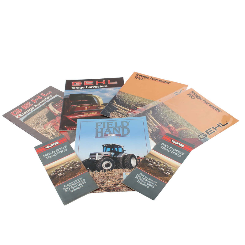 Lot of (3) White and (4) Gehl Information Booklets