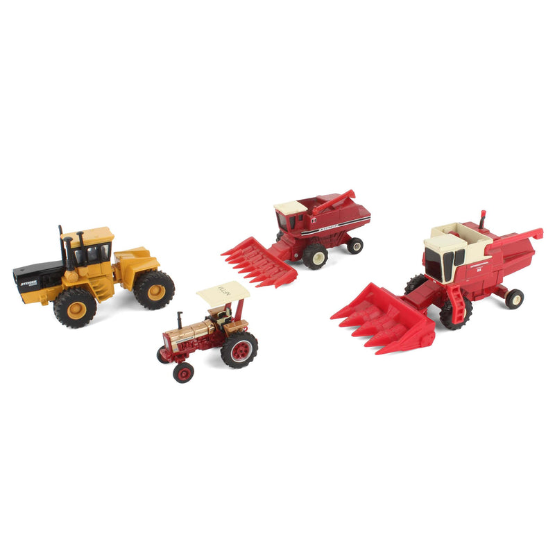 Lot of (2) 1/64 Tractors and (2) Combines - Damaged Items