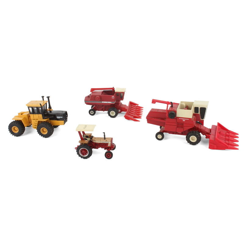 Lot of (2) 1/64 Tractors and (2) Combines - Damaged Items
