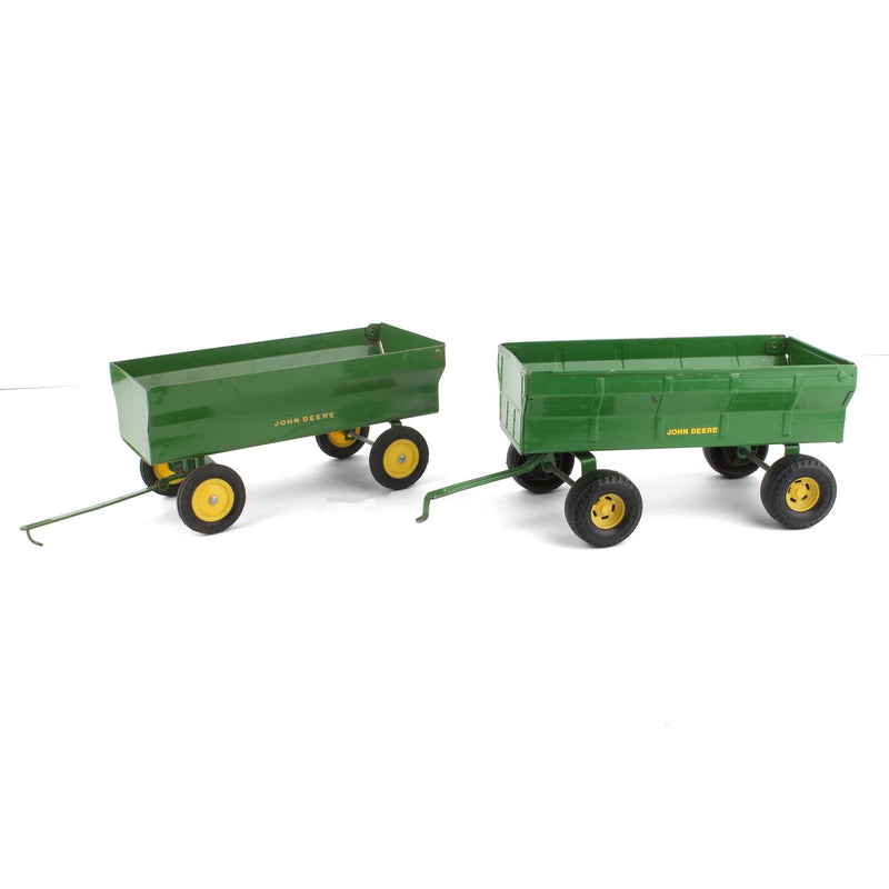 Lot of (2) 1/16 John Deere Flared Barge Wagons