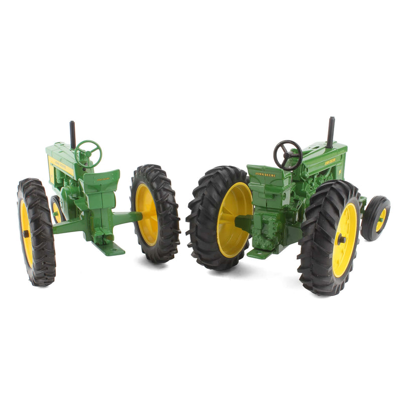 Lot of (2) 1/16 John Deere Tractors Without Cabs by ERTL