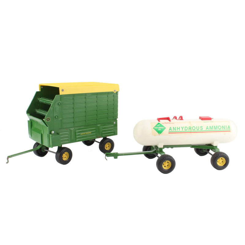 Lot of (1) 1/16 John Deere Forage Wagon and (1) 1/16 Ammonia Tank Wagon