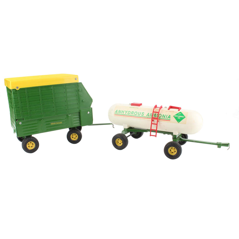 Lot of (1) 1/16 John Deere Forage Wagon and (1) 1/16 Ammonia Tank Wagon