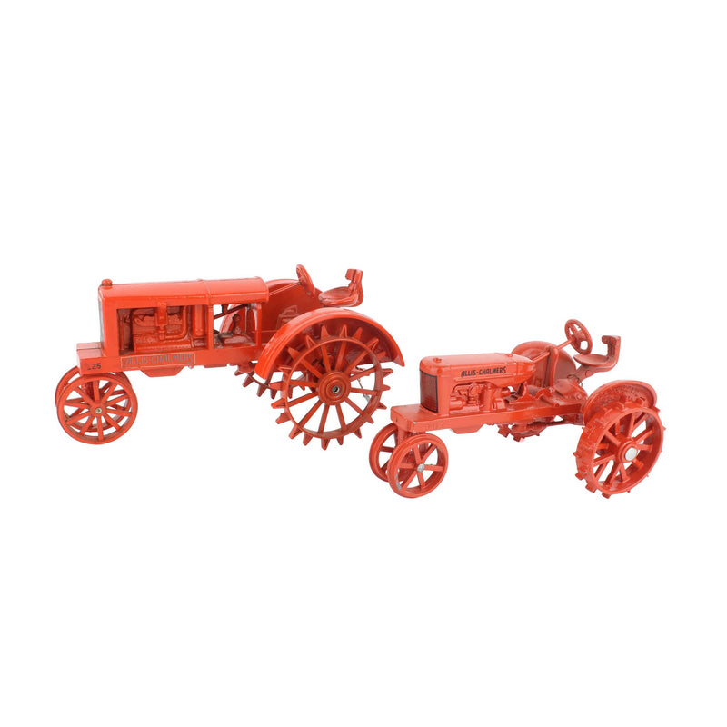Lot of (2) 1/16 Allis Chalmers Tractors on Steel Wheels