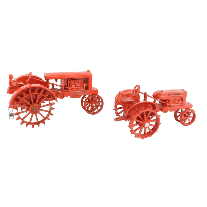 Lot of (2) 1/16 Allis Chalmers Tractors on Steel Wheels
