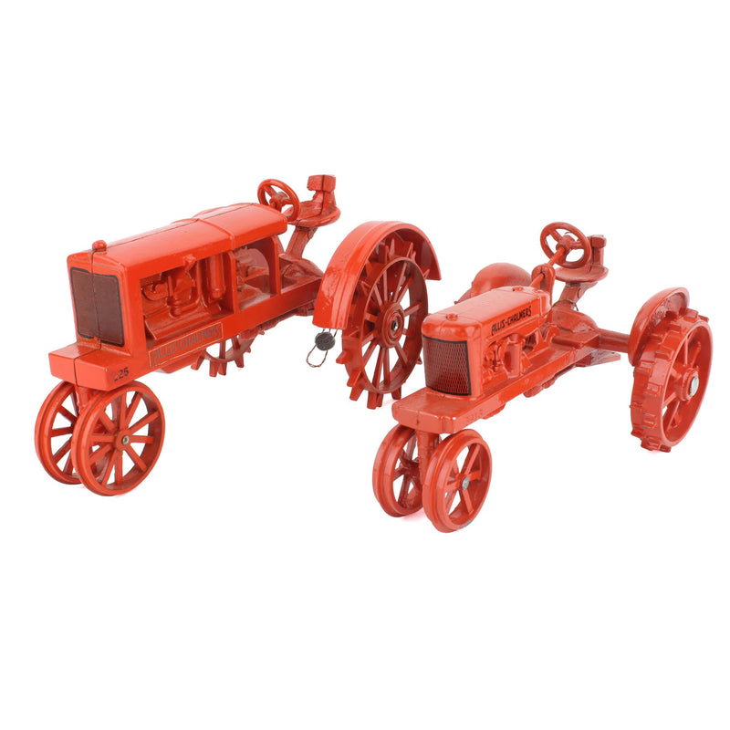 Lot of (2) 1/16 Allis Chalmers Tractors on Steel Wheels