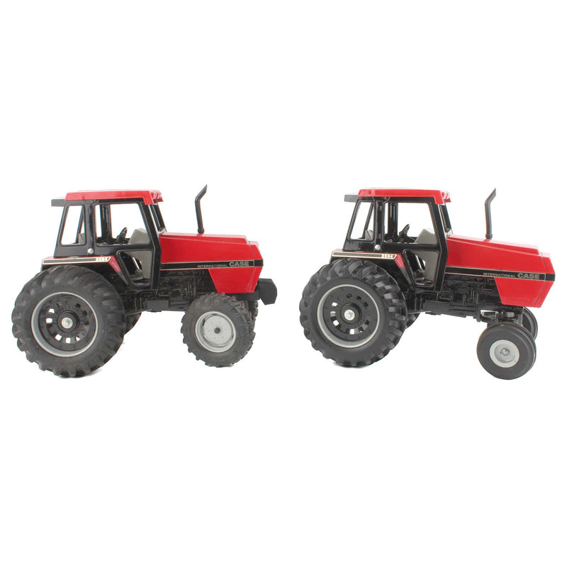 Lot of (2) 1/16 Case International Tractors, JI Case Collector Series May 1985, by ERTL