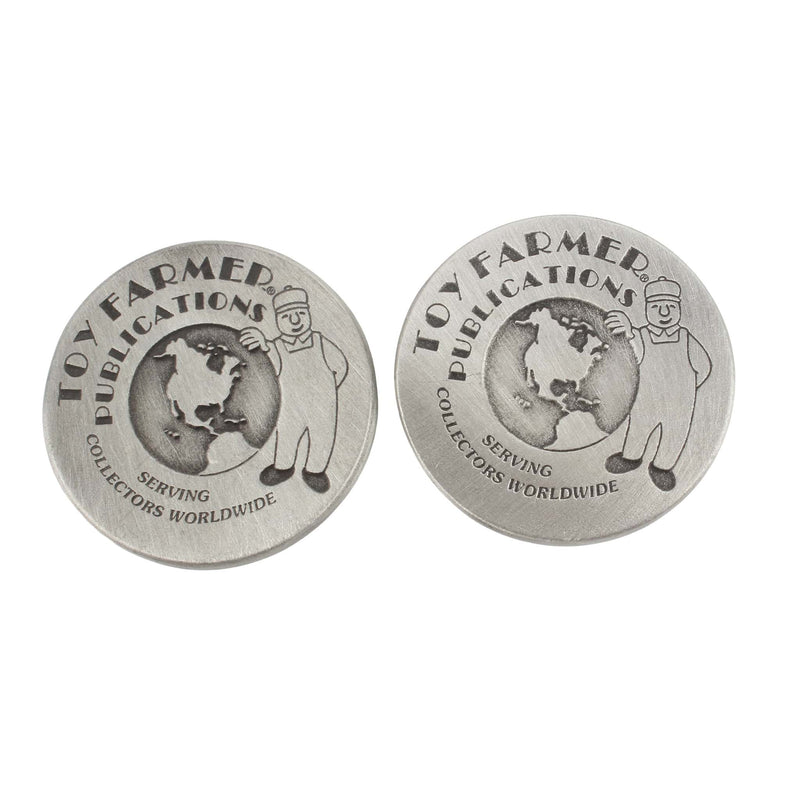 Lot of (2) Toy Farmer Coins