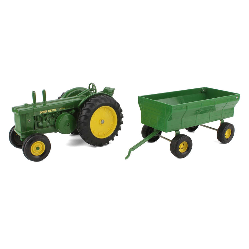 Lot of (1) 1/16 John Deere Tractor and (1) Barge Wagon
