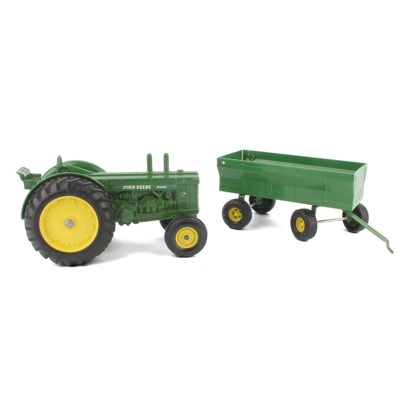 Lot of (1) 1/16 John Deere Tractor and (1) Barge Wagon
