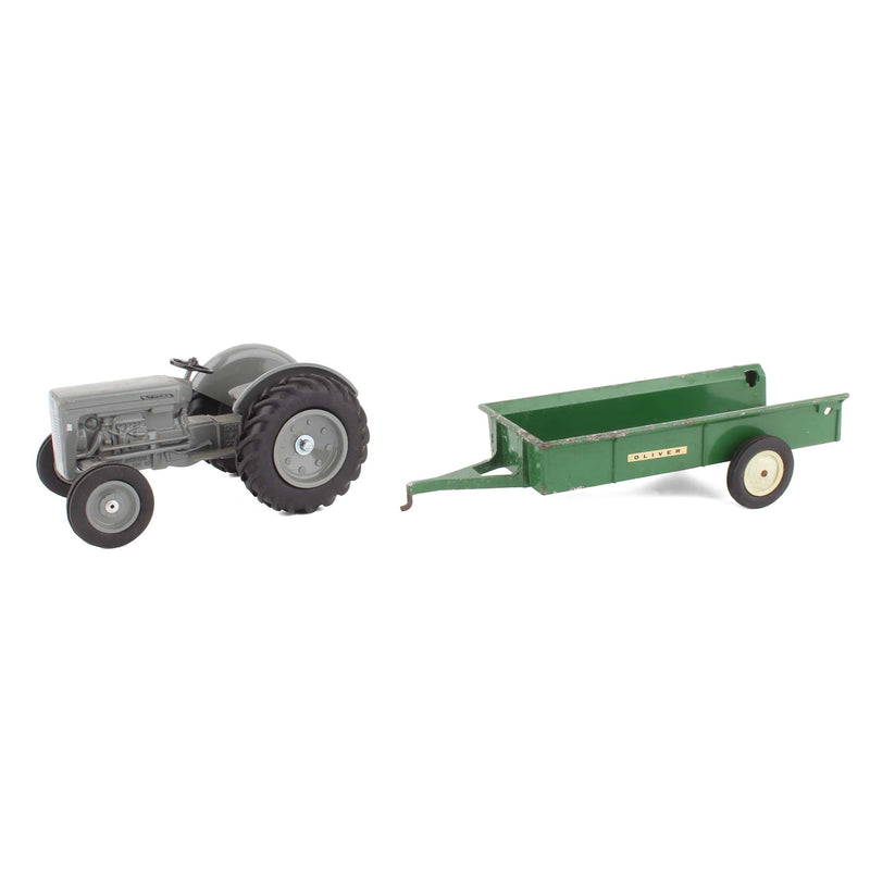 Lot of (1) 1/16 Ferguson Tractor and (1) 1/16 Oliver Wagon