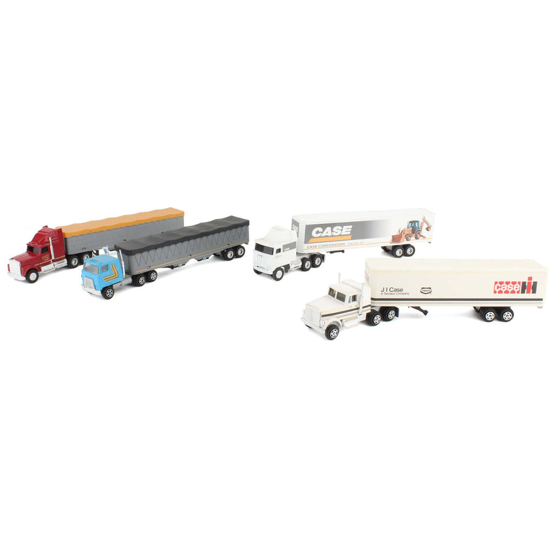 Lot of (4) 1/64 Tractor Trailers